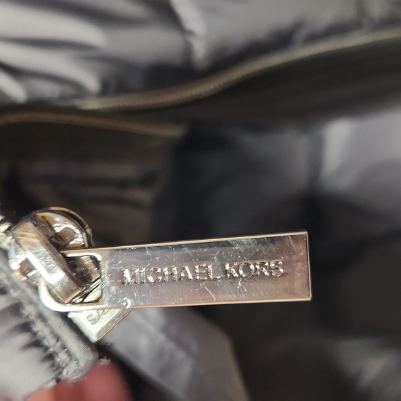 NWOT Michael Kors Packable Hooded Zip Down Puffer Jacket Size: PL - Picture 9 of 9